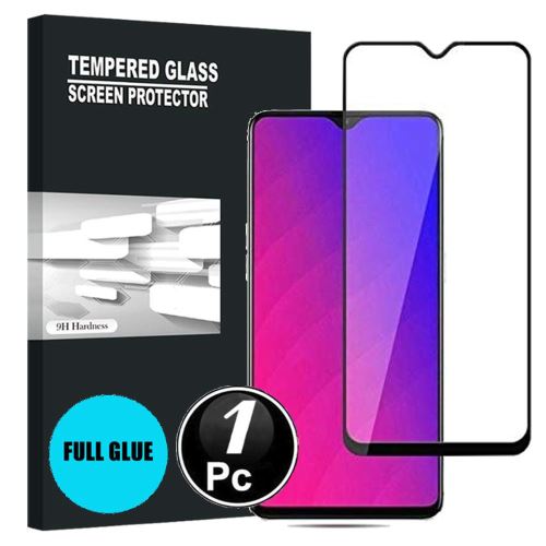 Oppo RX17 Pro Vitre protection d'ecran en verre trempé incassable protection integrale Full 3D Tempered Glass FULL GLUE - [X1-Noir]
