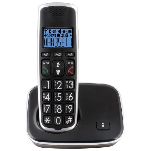 Profoon PDX-2708 - Téléphone sans fil avec ID d'appelant - DECTGAP
