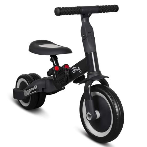 Billy Vélo d'équilibre 4 en 1 Fresa Noir