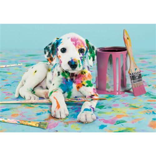 Puzzle 500 Pièces + Poster : Dalmatien Rigolo