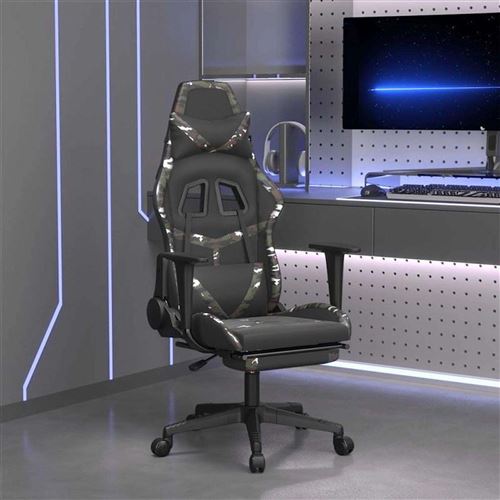 VIDAXL - Chaise Gaming - Fauteuil de Bureau - Vert - H. 116 cm - Image 3