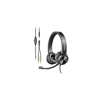 NGS MSX 11 Pro - Micro-casque - circum-aural - filaire - jack 3,5mm - noir - 1