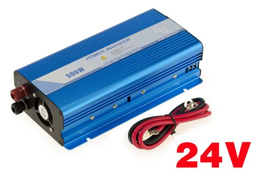 Non Communiqué Kalea-Informatique Convertisseur De Tension 24V En Entrée Vers 220V Avec Onde Pur Sinus. Puissance Continue 500 Watts, Puissance En Crête 1000W
