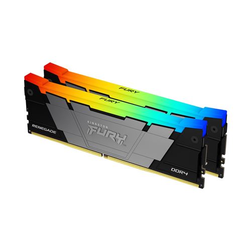 Kingston Technology FURY 16 Go 3200 MT/s DDR4 CL16 DIMM (Kits de 2) Renegade RGB - Neuf