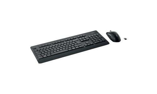 Fujitsu Wireless LX960 - Toetsenbord en muis set - draadloos - 2.4 GHz - Frans - voor Celsius C780, J550, M7010, M770, R970, W580; ESPRIMO P558, Q958; LIFEBOOK E449, E459