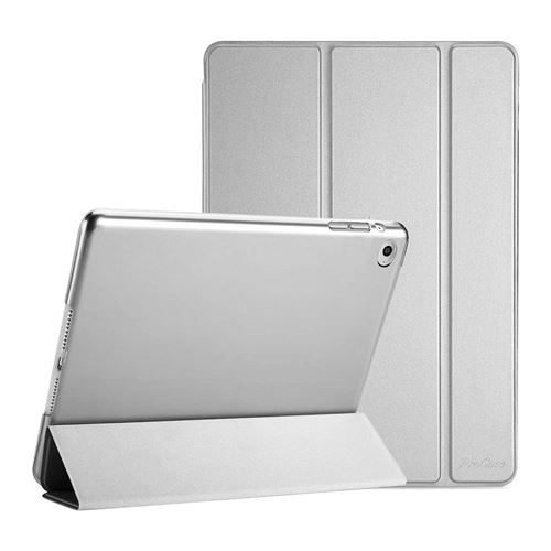 Coque silicone liquide pour Ipad 9.7 (2017/2018) / Ipad Air 9.7 (2013/2014) / Ipad Pro 9.7 (2016) Argent - Evetane®