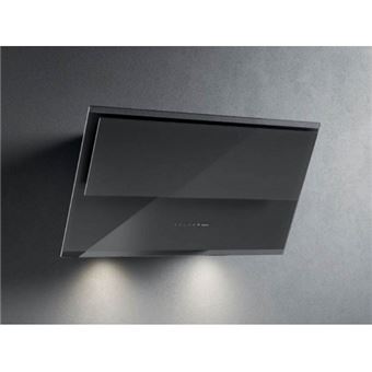 Hotte murale FALMEC VERSO1440, 85cm, commandes tactiles , finition Grise, moteur 4 vitesses, Debit boost = 750m3/h, Puissance acoustique max = 58dB. Eclairage LED. Classe energetique : A