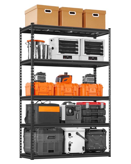 Non Communiqué Vevor Étagère De Rangement Garage Meuble Rayonnages De Stockage 5 Niveaux Capacité 1134Kg