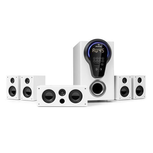 Système D´Enceintes Areal 525 Dg - Surround 5.1 125W Rms Opt-In Bt Usb Sd Aux Télécommande - Blanc