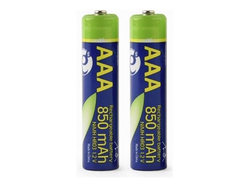 Gembird EnerGenie - Batterie - prêt à l emploi 2 x AAA - NiMH - (rechargeables) - 850 mAh