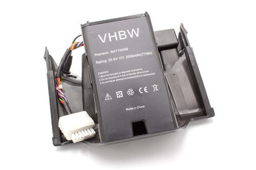 Vhbw Li-Ion batterie 3000mAh (25.6V) pour tondeuse à gazon robot Robomow Premium RC-Serie, RC302, RC304, RC304u, RC306, RC308, RC308u, RC312, RC312u