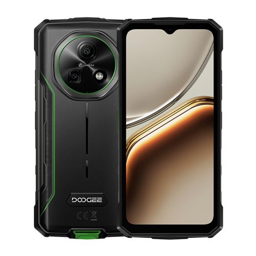 Smartphone DOOGEE Fire 7 - 5.6 , 16Go 256Go, 13000mAh,64MP+16MP,Empreinte digitale,NFC,Dual SIM 5G Téléphone Portable -389g-Vert