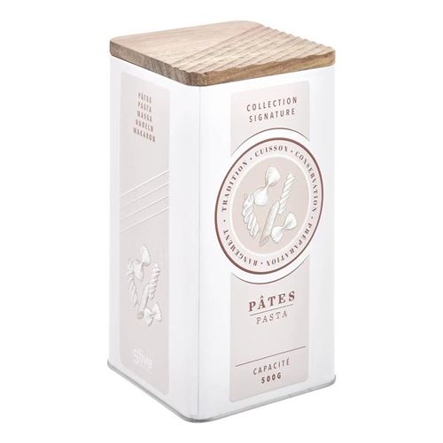 Non Communiqué Beige Five Simply Smart - Boîte À Pâtes En Métal "Signature" 1,6L Crème