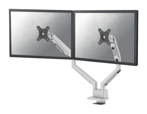 Neomounts - Support de bureau Next Slim Double Display - Fixation Topfix - Passe-câble - Image 3