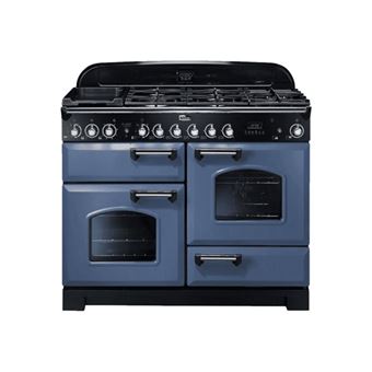 Falcon Classic Deluxe Collection TERRE 110 - Cuisinière (four à deux étages) - pose libre - largeur : 109.2 cm - profondeur : 67 cm - hauteur : 93 cm - avec système auto-nettoyant - Roche bleue