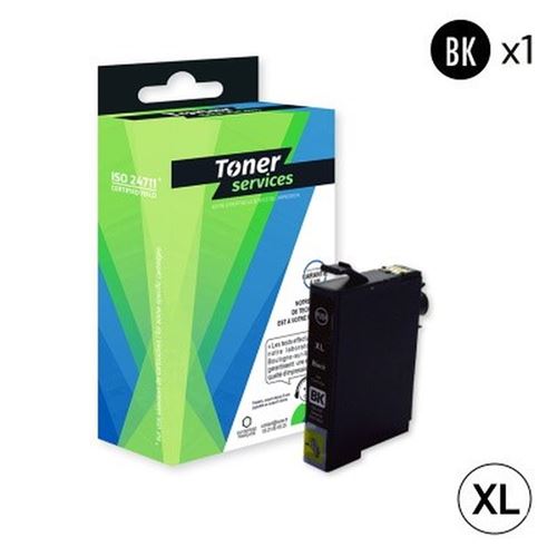Compatible Epson 502XL - Jumelles Cartouche Noir C13T02W140 (T02W1)