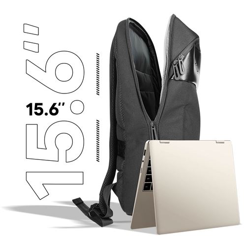 Moxie Sacoche pour Ordinateur Portable et MacBook 13'' Noir - Sac