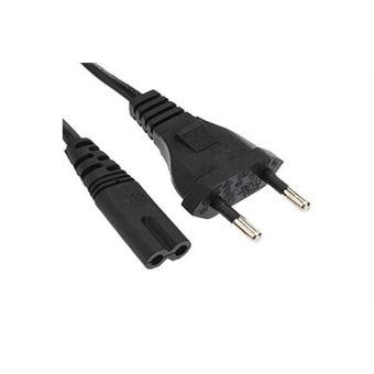 Waytex 51130 Cable d'alimentation C7 longueur 1,80m Noir