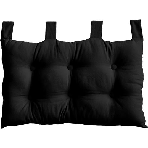 Enjoy Home - Tête de lit coussin Panama à suspendre - 70 x 45 cm - Noir - Panama