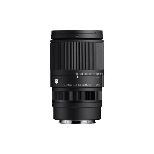 Objectif Zoom Sigma Contemporary 16-300Mm F3.5-6.7 Dc Os Noir Pour Monture Sony E