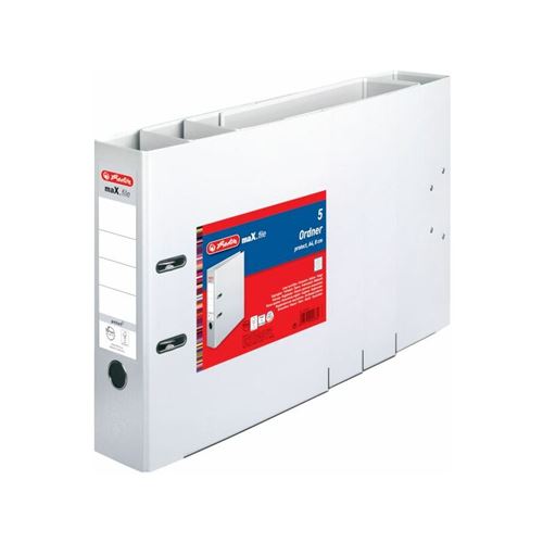 Herlitz Classeur maX.file protect, A4, 80 mm, blanc