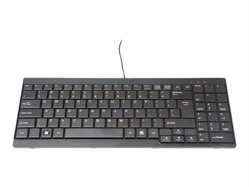 DIGITUS DS-72000US - Clavier - US - noir