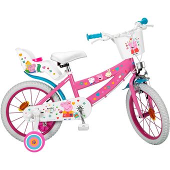 Velo 16 pouces Peppa Pig 5/7 ans Stabilisateur - guizmax - 1