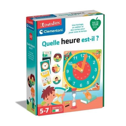 Clementoni - 52590 - Quelle Heure Est-Il ?