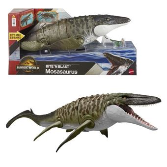 Figurine articulée - SAGA - Mosasaure Jurassic World - Bleu - 65x22 cm - Dès 4 ans - 1