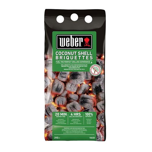 Briquettes de noix de coco Weber - 2 kg