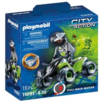 71093 Playmobil Pilote de course et quad