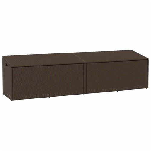 Marron Vidaxl resine tressee salon de jardin