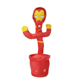 0€01 sur Iron Man Jouet Cactus dansant Marvel Avengers Peluche chantant,  parlant et dansant Chargement USB FONGWAN pour la décoration intérieure et  l'interaction avec les bébés - Peluche - Achat & prix