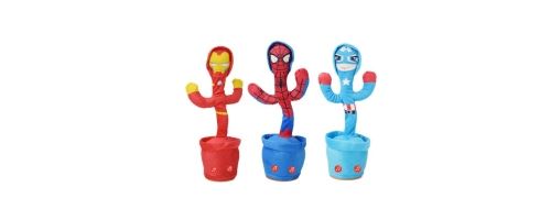 0€01 sur Iron Man Jouet Cactus dansant Marvel Avengers Peluche chantant,  parlant et dansant Chargement USB FONGWAN pour la décoration intérieure et  l'interaction avec les bébés - Peluche - Achat & prix