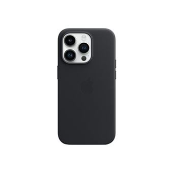 Apple - Coque de protection pour téléphone portable - avec MagSafe - cuir - noir minuit - pour iPhone 14 Pro