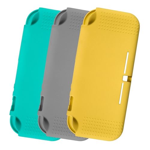 Housse étui silicone de protection pour console Nintendo Switch Lite -  Turquoise + Protection écran en verre trempé - Straße Game