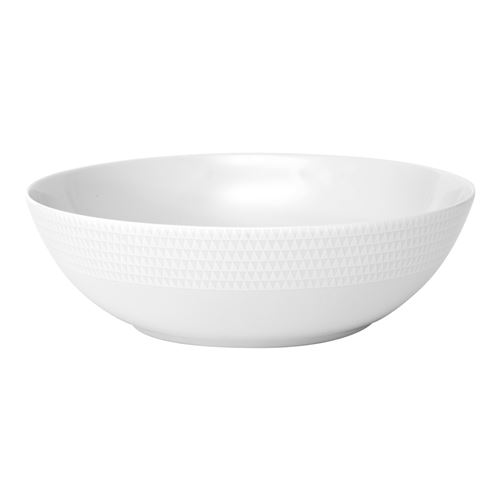 Non Communiqué Blanc Saladier Nymphéa 25 Cm - Table Passion - Porcelaine - Image 2
