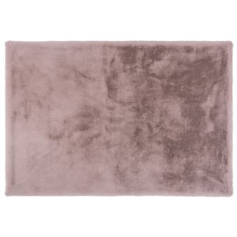 Joy - tapis rectangulaire - fausse fourrure - rose - Rose - 1