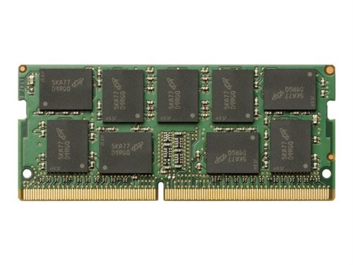 HP - DDR4 - module - 8 Go - SO DIMM 260 broches - 3200 MHz / PC4-25600 - 1.2 V - mémoire sans tampon - ECC - pour Workstation Z2 Mini G5