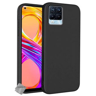 Housse etui coque silicone gel fine pour Realme 8 4G / 8 Pro + film ecran - NOIR - htdmobiles - 1