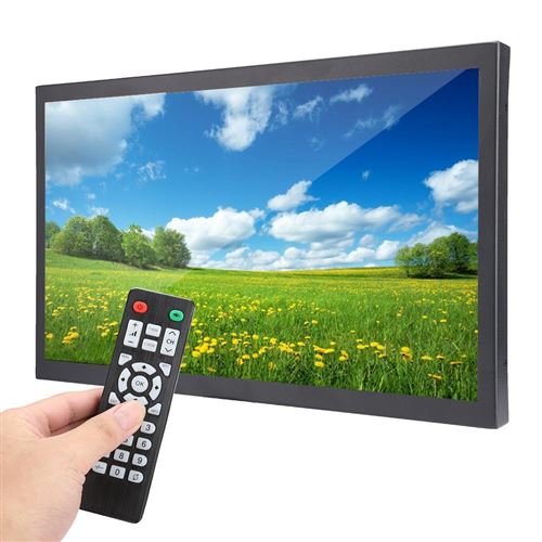 Moniteur Industriel Métal 1920x1080 Ecran Tactile Résistif 17,3 Pouces Entrée HDMI / VGA / AV / BNC / USB (100-240V) (Prise EU)