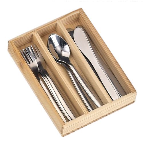 Glückskäfer set de 12 couverts en acier inoxydable dans une boîte de rangement