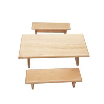 Ancienne mini Chaise de poupée dinette en bois peint