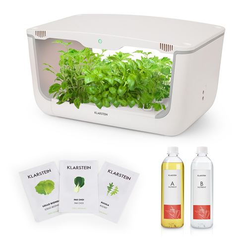 Klarstein GrowIt Farm Kit de démarrage Culture Indoor pour 28 plantes - kit de semences Salad Seeds