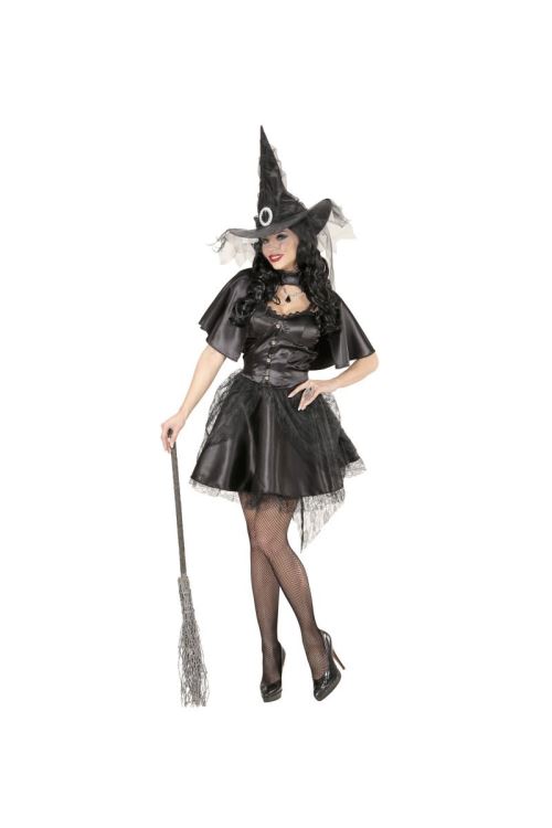 Costume Sorciere Noire Luxe - Noir - M