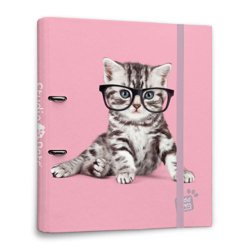 Dossier 2 Anneaux Decoupe Premium Studio Pets Cats