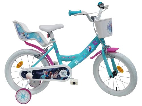 Vélo enfant fille Disney Frozen La Reine des Neiges 16 pouces - 2 freins