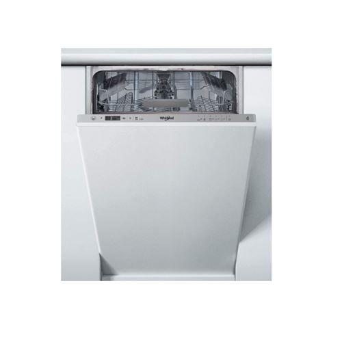 Whirlpool Wsic3M17 - Lave-Vaisselle - Encastrable - Niche - Largeur : 45 Cm - Profondeur : 56 Cm - Hauteur : 82 Cm - Argent
