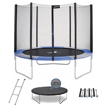Kangui   Trampoline rond Ø250cm avec filet, échelle, bâche et kit d'ancrage  RALLI 250 - 1