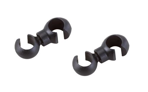 Elvedes remkabelklem PVC 43 - plastique noir 5mm 4 pièces